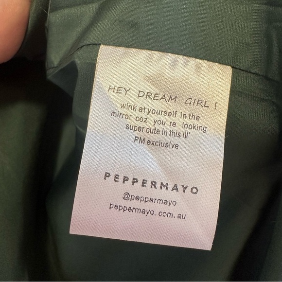 Peppermayo Exclusive - In My Natural Element PU Jacket - Dark Forest Size 4 - Picture 7 of 9